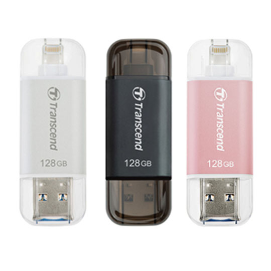 디알링크 메모리,트랜센드 JetDrive Go 300 애플전용 OTG USB메모리(3.1) 64GB,트랜센드,USB메모리 > OTG USB (C타입,5핀,8핀) > 애플 8핀 OTG USB > 64GB