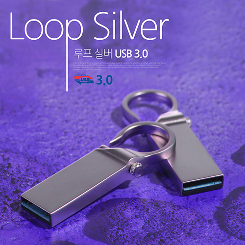 디알링크 메모리,투이(TUI) 루프(Loop) 실버 USB메모리(3.0) 16GB,투이(TUI),USB메모리 > 초고속 USB (3.0/3.1/3.2) > 16GB
