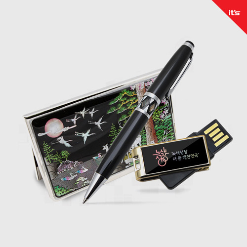 디알링크 메모리,아리랑 로트 전통자개 USB메모리 4GB+명함지갑+자개볼펜+술고리,,USB메모리 > USB메모리세트 > 4GB