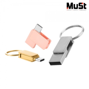 디알링크 메모리,뮤스트(MUST) 에이치링OTG C타입 USB메모리 64GB,뮤스트(MUST),USB메모리 > 스윙형 USB > 64GB